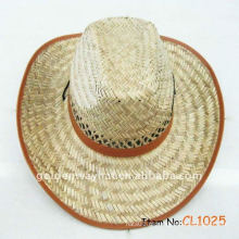 Hot sale chapéu de palha chapéus de cowboy baratos para promocionais